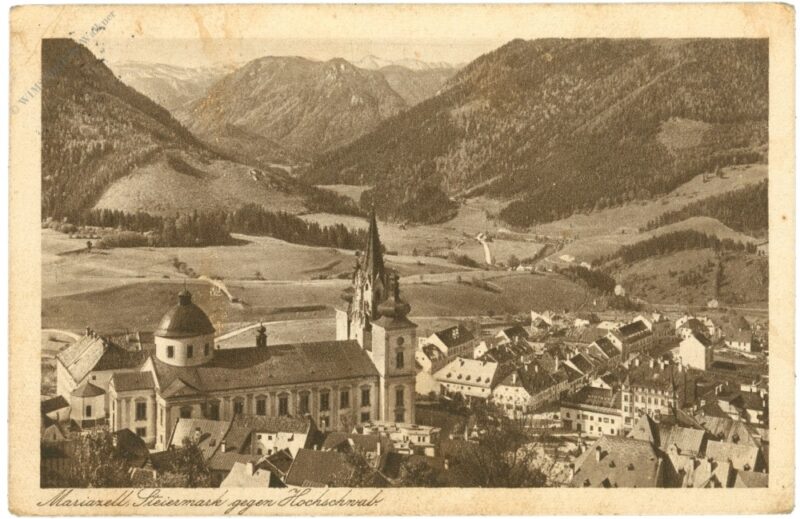 mariazell, gegen hochschwab mariazell, gegen hochschwab