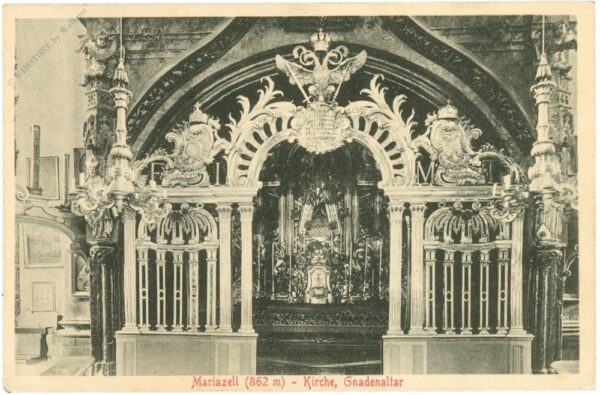 mariazell, kirche, gnadenaltar