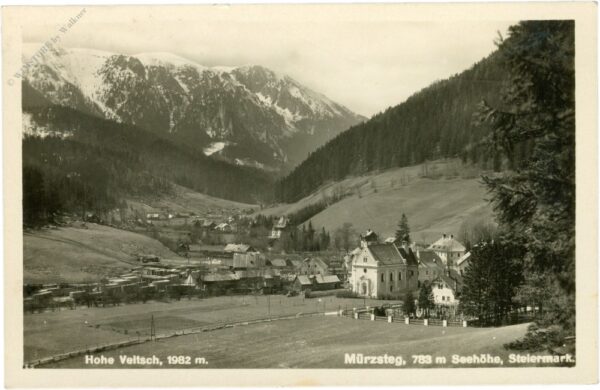 mürzsteg, ortsansicht, hohe veitsch
