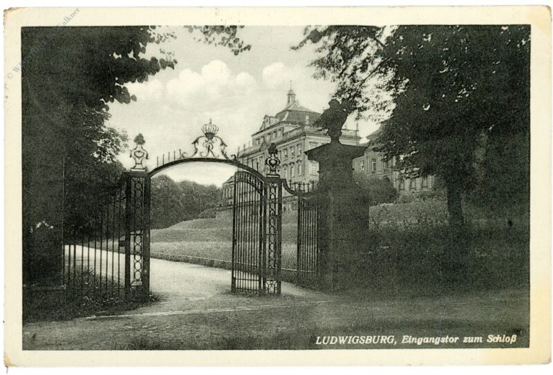 ludwigsburg, eingangstor zum schloss ludwigsburg, eingangstor zum schloss