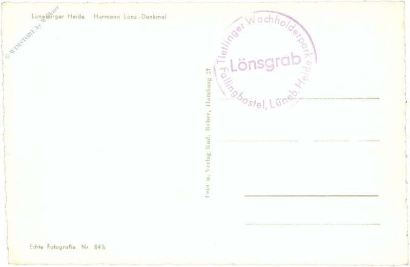 lüneburger heide, hermann löns denkmal