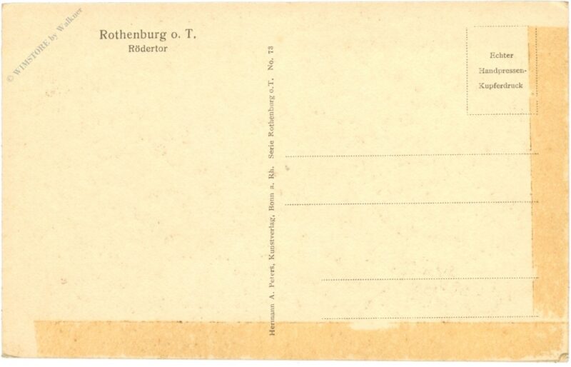 rothenburg, rödertor