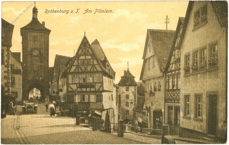rothenburg, am plönlein rothenburg, am plönlein