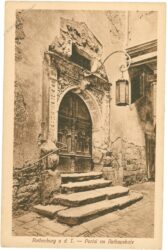 rothenburg, portal im rathaushof