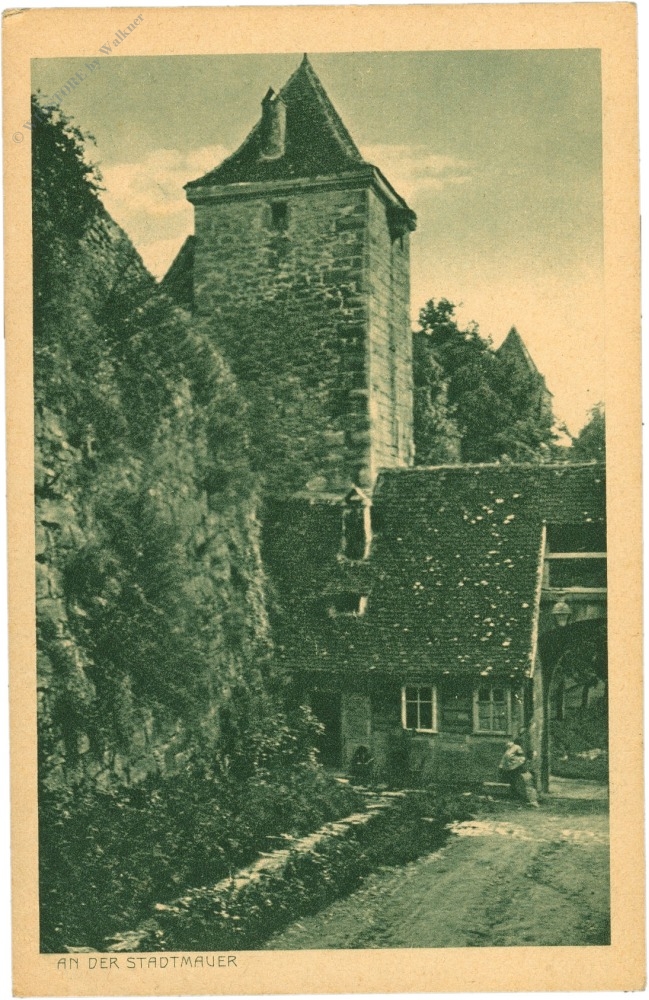 rothenburg, an der stadtmauer rothenburg, an der stadtmauer