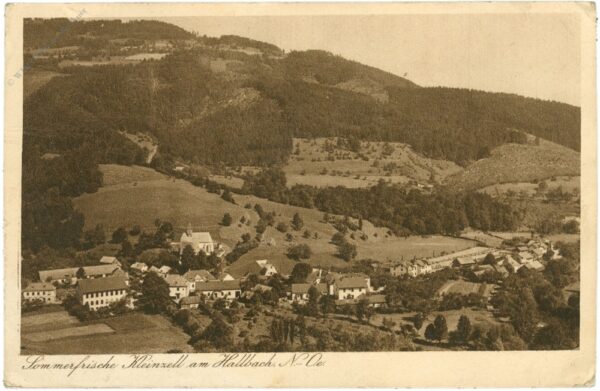 kleinzell am hallbach, ansicht