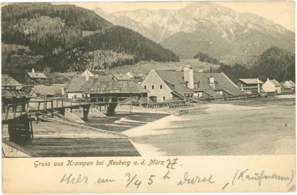 krampen, bei neuberg, gruss aus