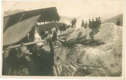 st. aegyd, lawinenkatastrophe in lahnsattel 2.2.1923