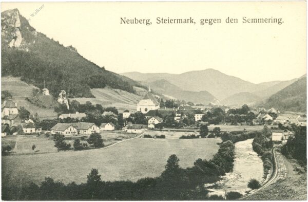 neuberg, gegen den semmering