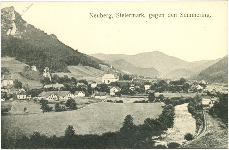 neuberg, gegen den semmering neuberg, gegen den semmering