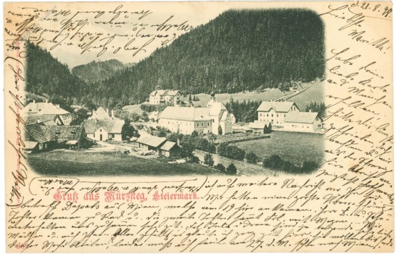 mürzsteg, ortsansicht mürzsteg, ortsansicht