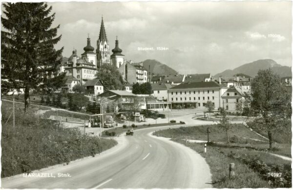mariazell, ortsansicht