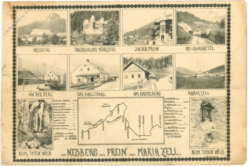 neuberg, von neuberg über frein nach mariazell neuberg, von neuberg über frein nach mariazell