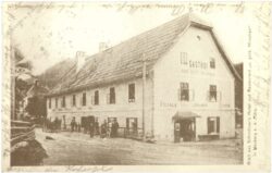 neuberg, gasthof zum goldenen hirschen um 1905
