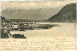 zell am see, ortsansicht zell am see, ortsansicht