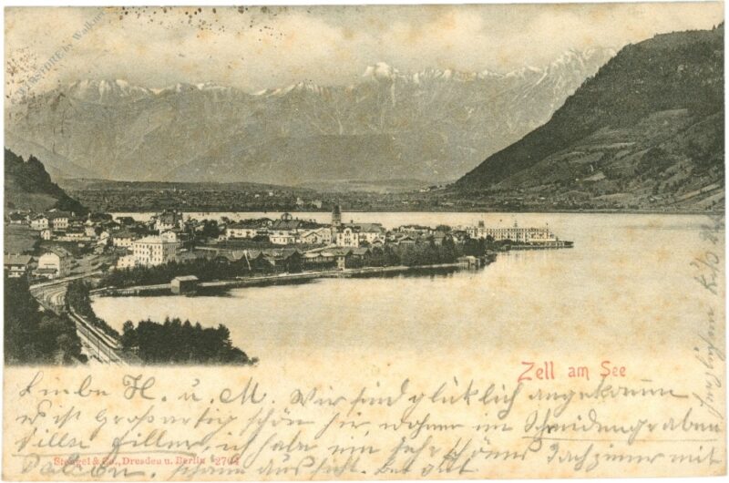 zell am see, ortsansicht zell am see, ortsansicht