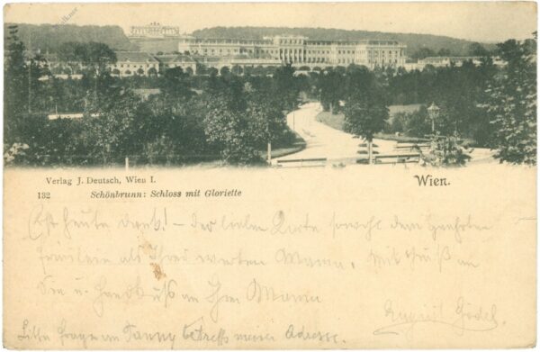 wien 13, schloss schönbrunn, mit gloriette