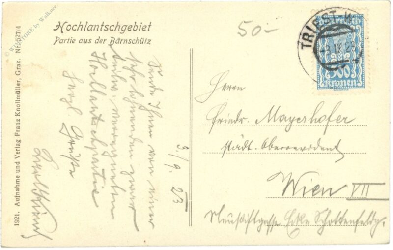 hochlantsch, partie aus der bärnschütz