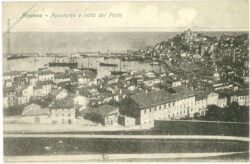 ancona, panorama e vista del porto