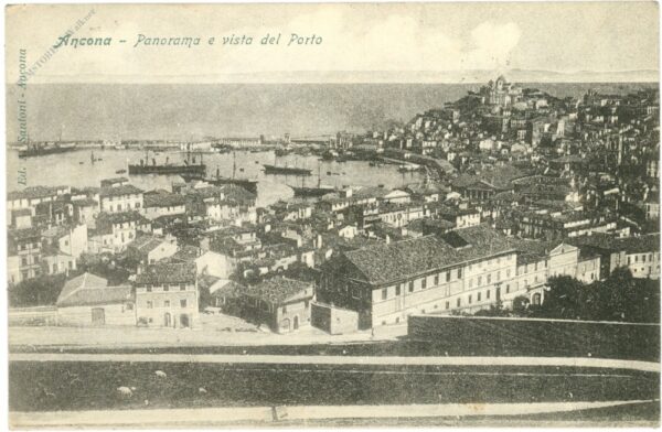 ancona, panorama e vista del porto