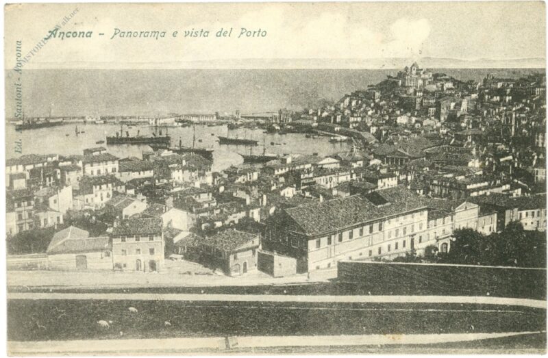 ancona, panorama e vista del porto