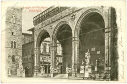 florenz, loggia dell'orcagna