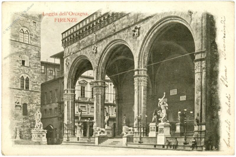 florenz, loggia dell'orcagna florenz, loggia dell'orcagna