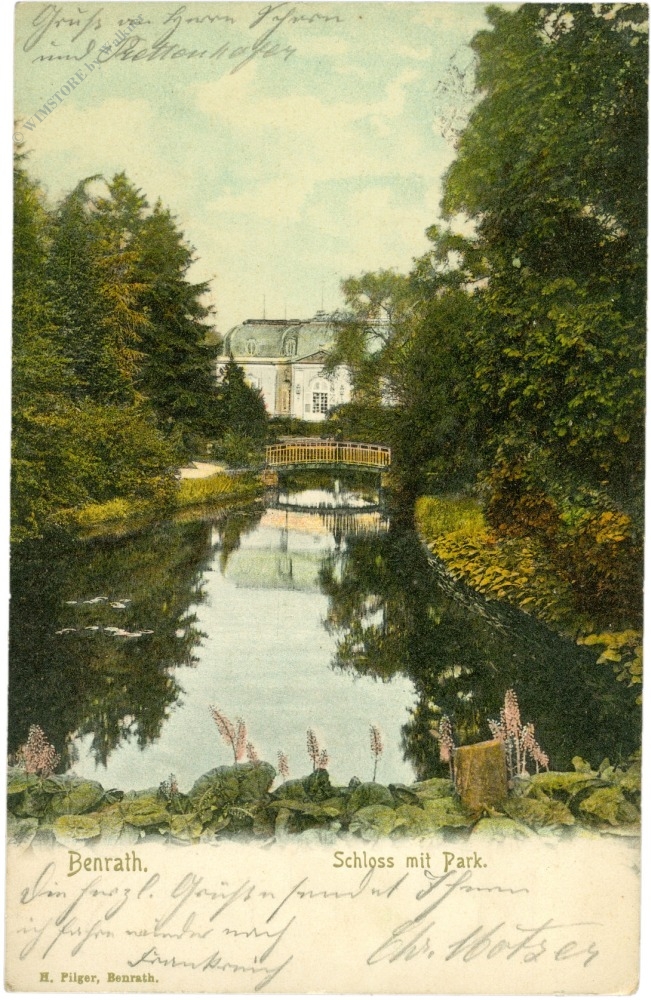 düsseldorf, benrath, schloss mit park düsseldorf, benrath, schloss mit park