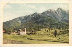 seefeld in tirol, seekirchlein mit reitherspitze