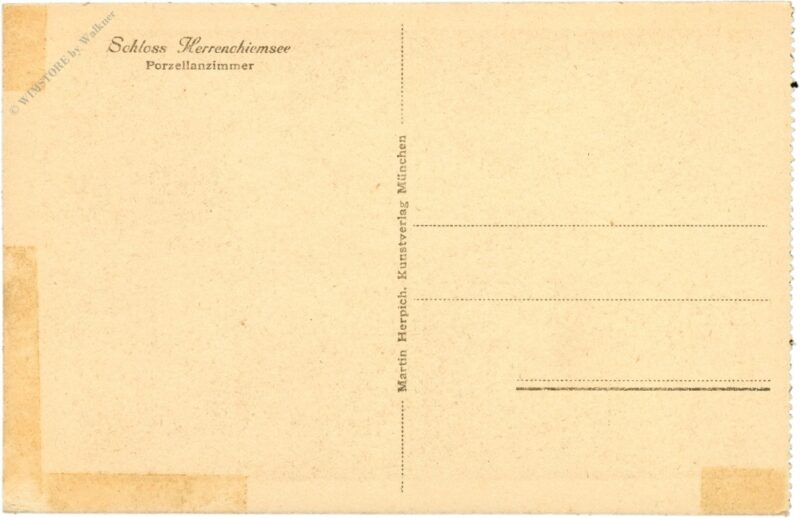 herrenchiemsee, schloss, pozrellanzimmer