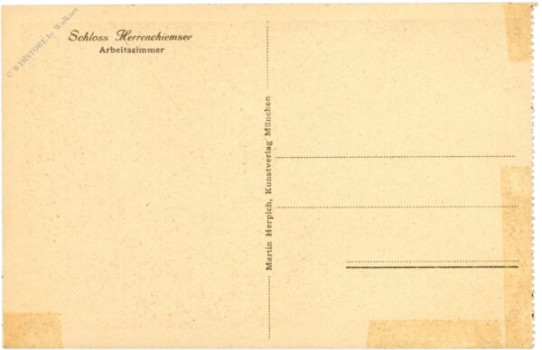 herrenchiemsee, schloss, arbeitszimmer