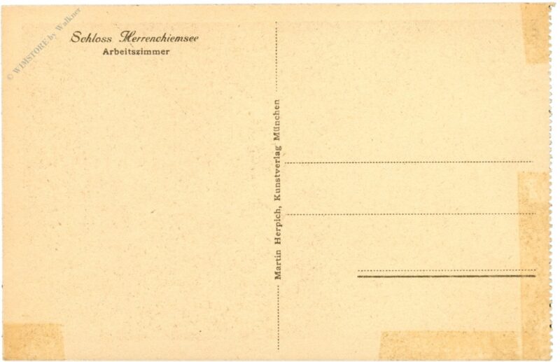 herrenchiemsee, schloss, arbeitszimmer