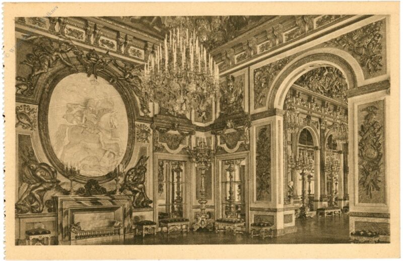 herrenchiemsee, schloss, saal des krieges herrenchiemsee, schloss, saal des krieges