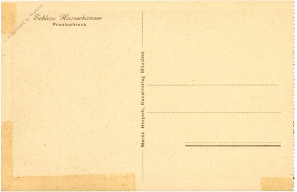 herrenchiemsee, schloss, prunkschrank