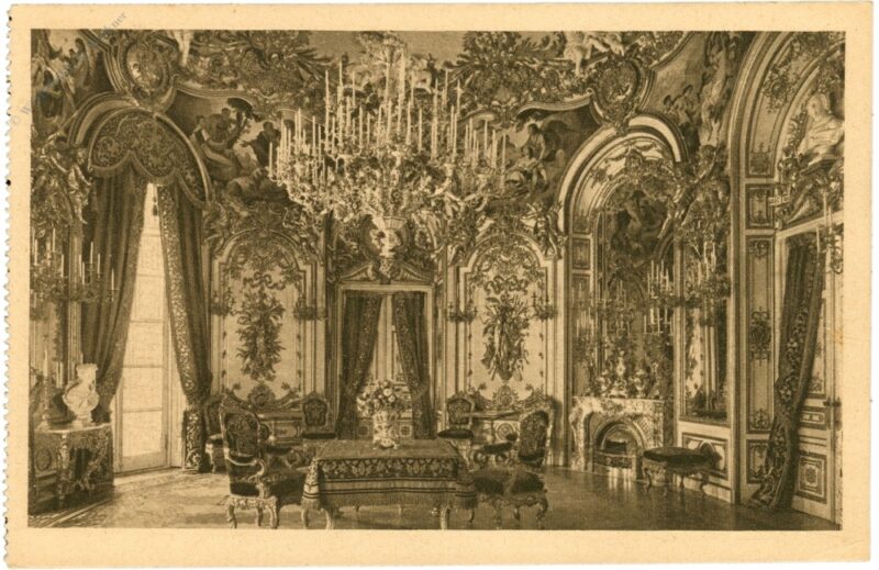 herrenchiemsee, schloss, speisezimmer herrenchiemsee, schloss, speisezimmer
