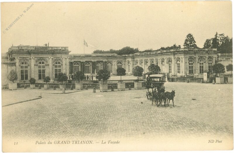 versailles, palais du grand trianon, la facade versailles, palais du grand trianon, la facade