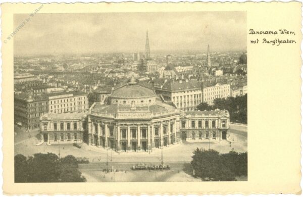 wien 1, panorama mit burgtheater