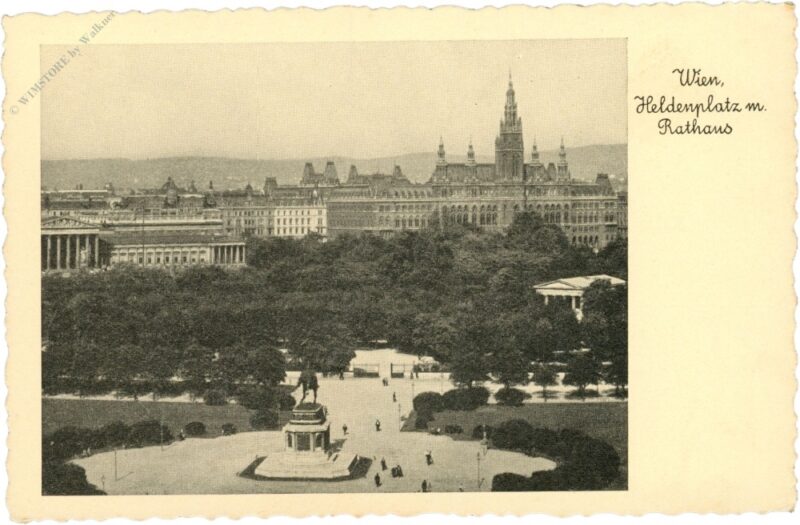 wien 1, heldenplatz mit rathaus wien 1, heldenplatz mit rathaus