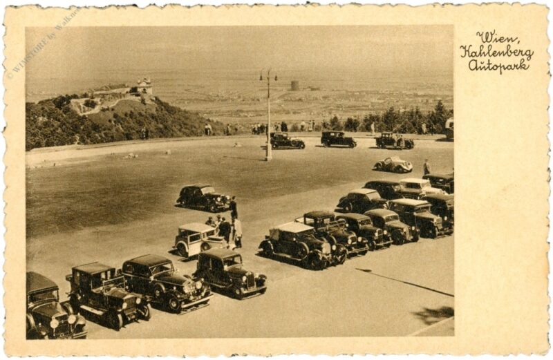 wien 19, kahlenberg, autopark wien 19, kahlenberg, autopark