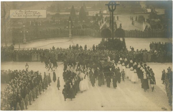 der leichenzug von kaiser franz josef i.