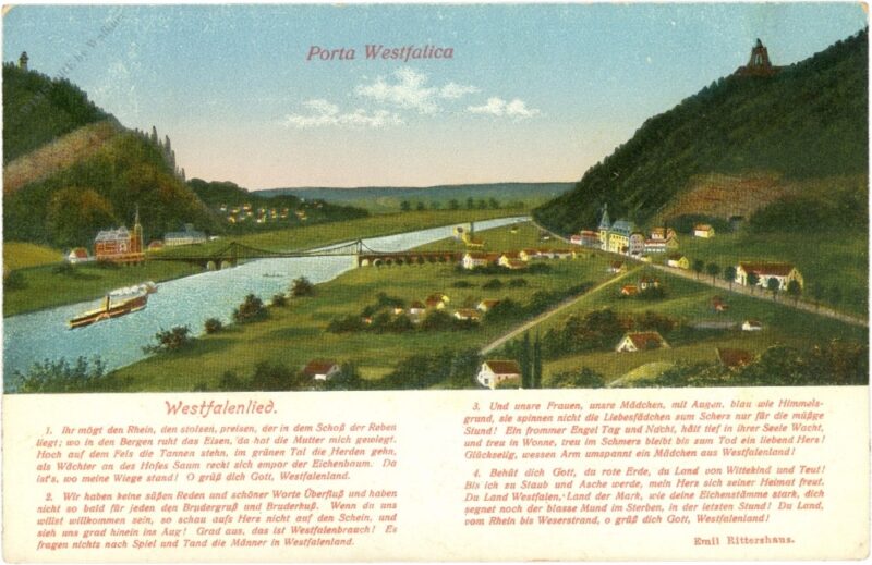 porta westfalica westfalenlied porta westfalica westfalenlied