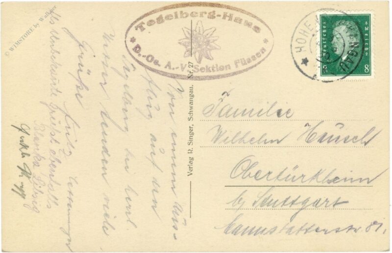 schwangau, tegelberghaus a.d. brandner schrofen