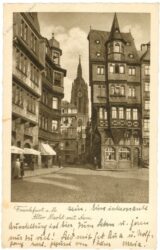 frankfurt am main, alter markt mit dom