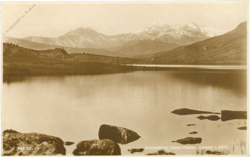 snowdon, from capel curig lake snowdon, from capel curig lake