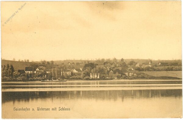 gaienhofen am untersee, mit schloss