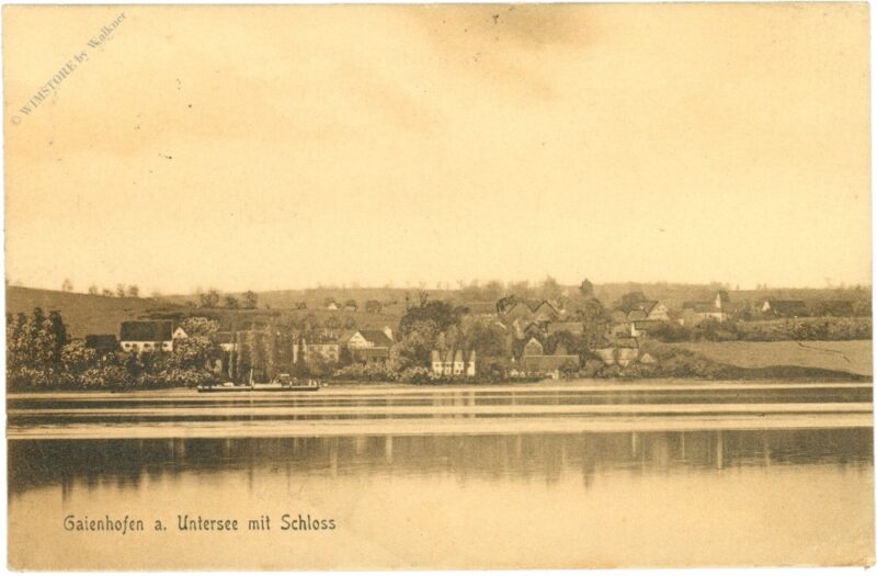 gaienhofen am untersee, mit schloss gaienhofen am untersee, mit schloss