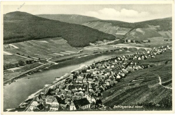 zettingen an der mosel, ortsansicht