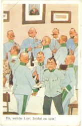 soldaten, ha, welche lust, soldat zu sein!
