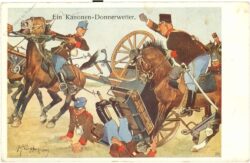 soldaten, ein kanonen donnerwetter