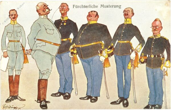 soldaten, fürchterliche musterung